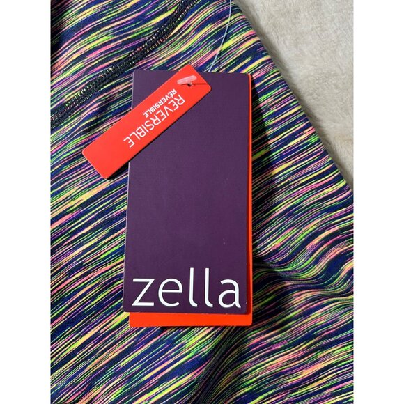 Zella Reversible Slim Fit Live-In Leggings Zel Tek Ultimate Stretch Multicolor S - Picture 3 of 8